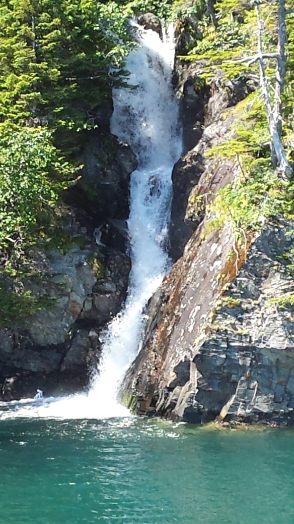 Waterfall near Whittier, AK. Photo credit: Gary Schwartz
